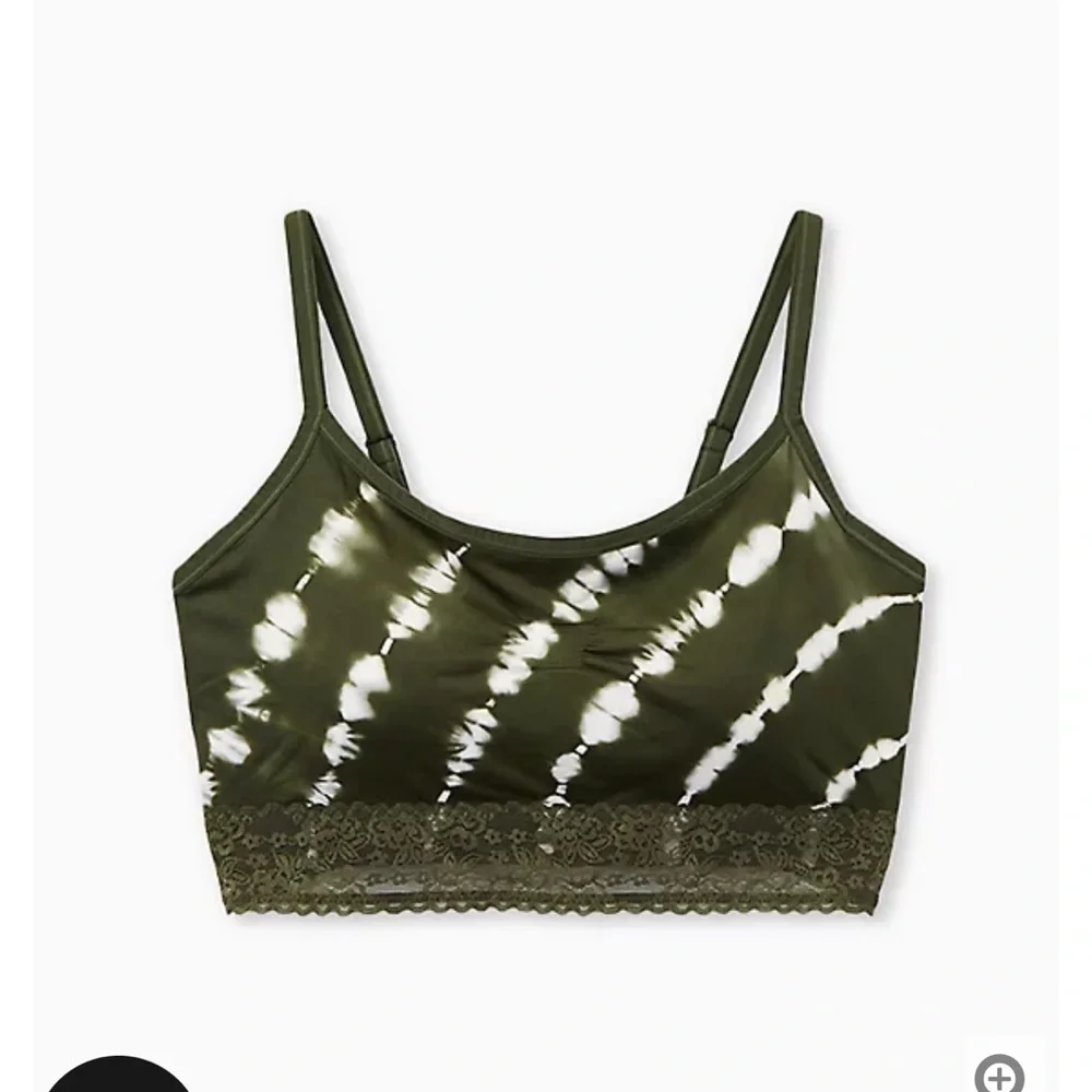 Torrid Olive Green Lightly Padded Bralette - Picture 2 of 3